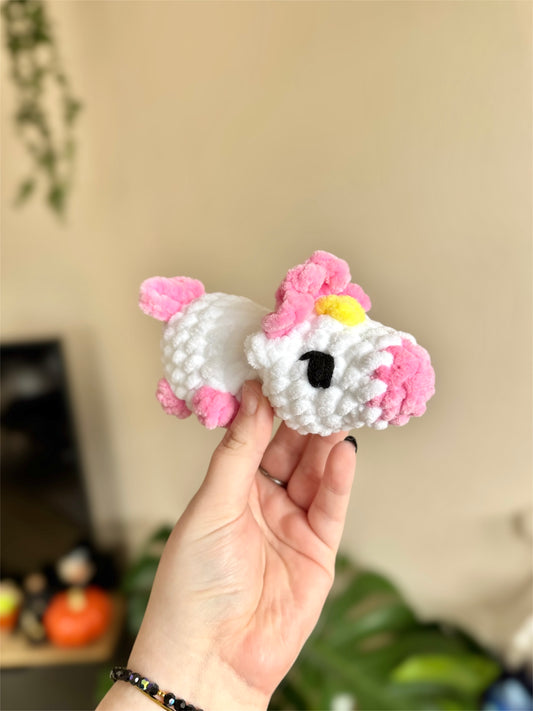 mini peluche licorne amigurumi au crochet personnalisable