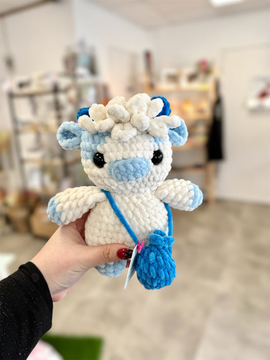 peluche crochet, peluche vache crochet, amigurumi vache, peluche vache kawaii, cow crochet plushie