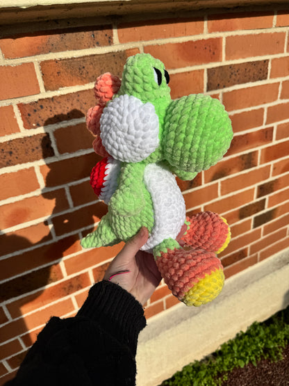 peluche yoshi Mario bros amigurumi crochet