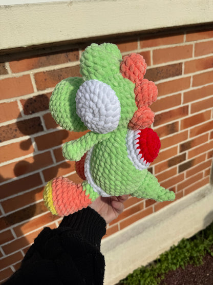peluche yoshi Mario bros amigurumi crochet