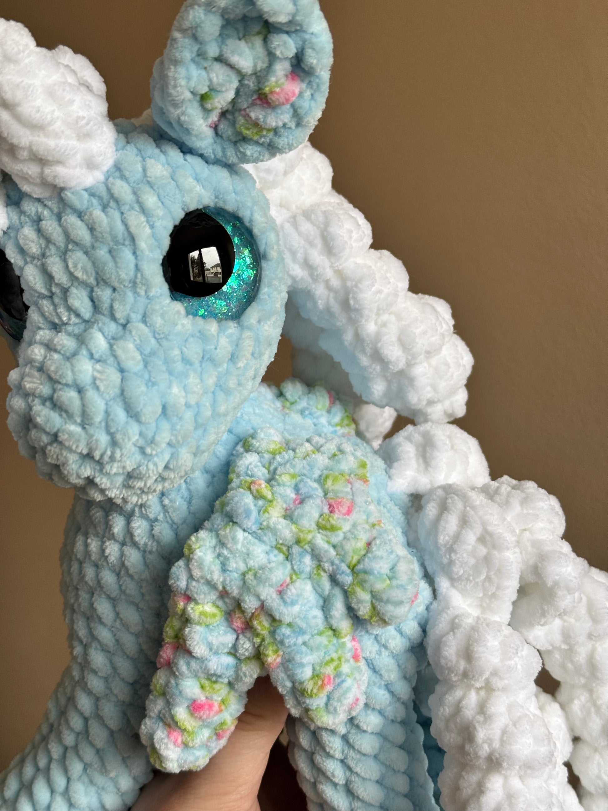 peluche licorne pegase crochet, licorne pegase amigurumi, unicorn crochet plushie