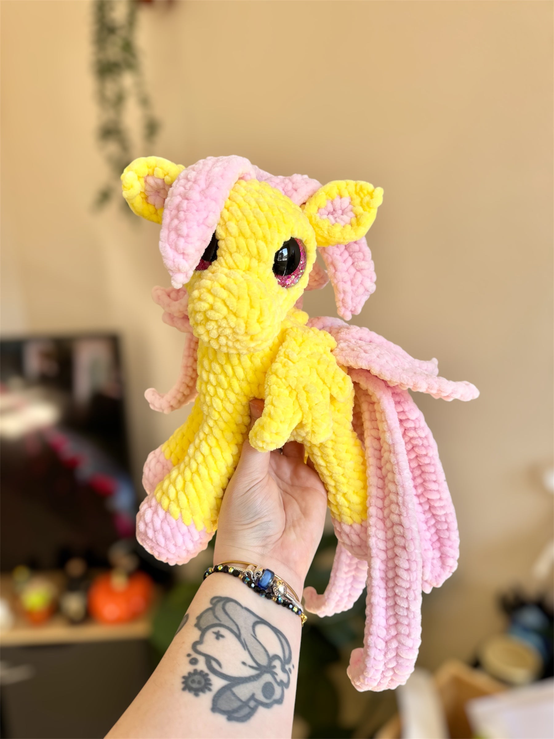 peluche crochet my little pony fluttershy amigurumi, peluche poney crochet