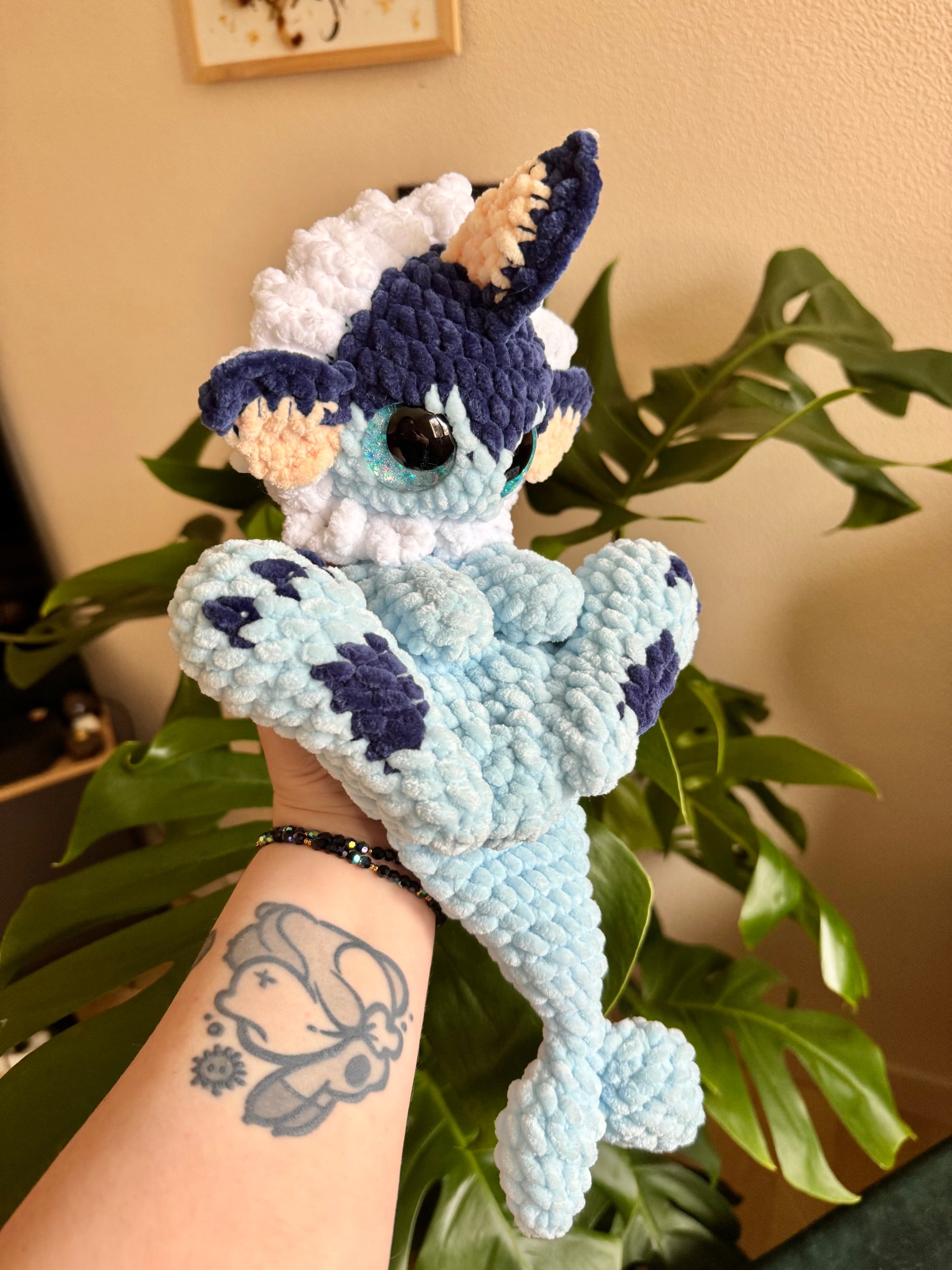 peluche pokemon aquali vaporeon