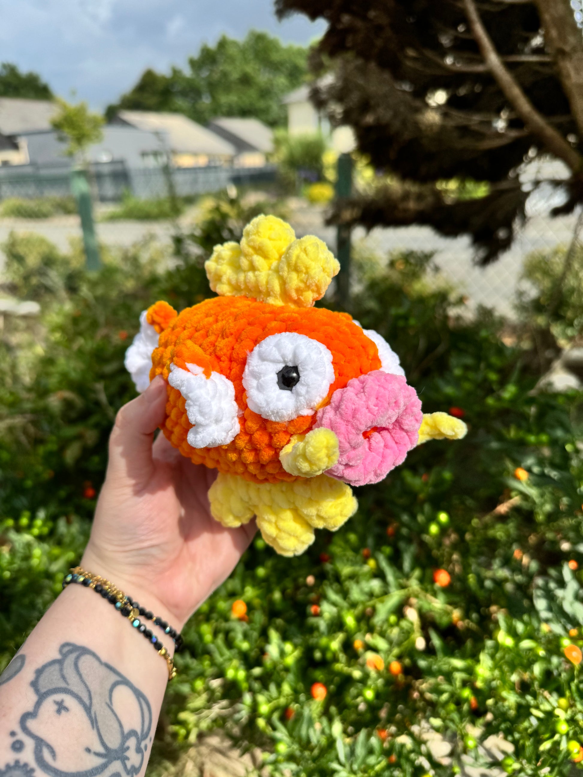 peluche kawaii Magicarpe pour fan de Pokémon