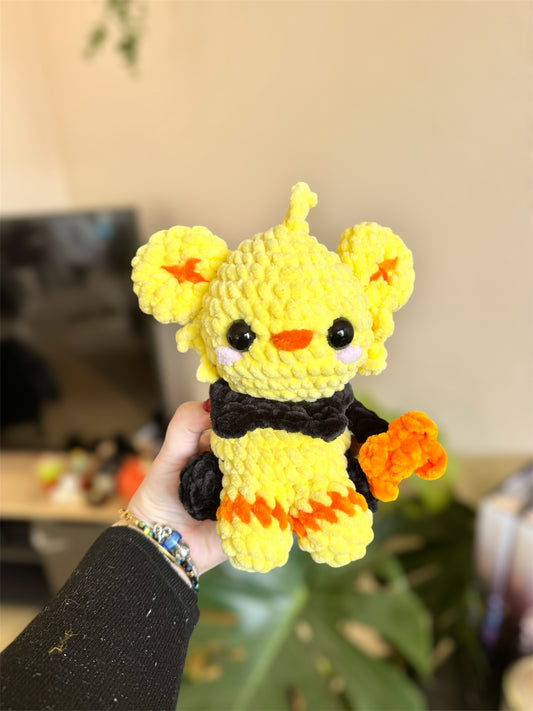 peluche crochet, peluche pokemon, peluche pokemon lixy crochet, peluche pokemon amigurumi, amigurumi pokemon lixy, peluche pokemon kawaii, cute pokemon shinx crochet plushie