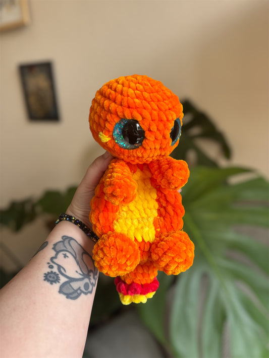 peluche salameche au crochet