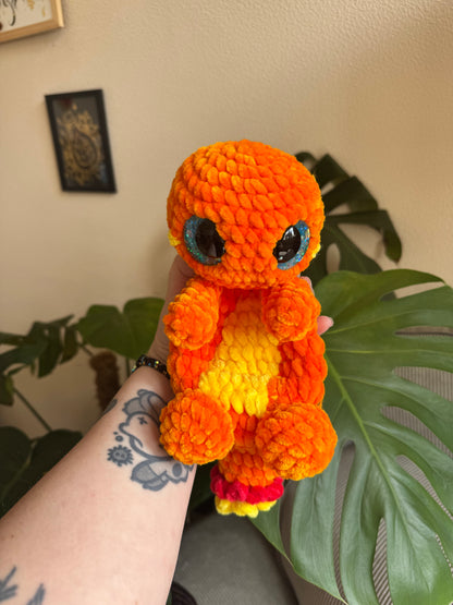 peluche salameche pokemon au crochet