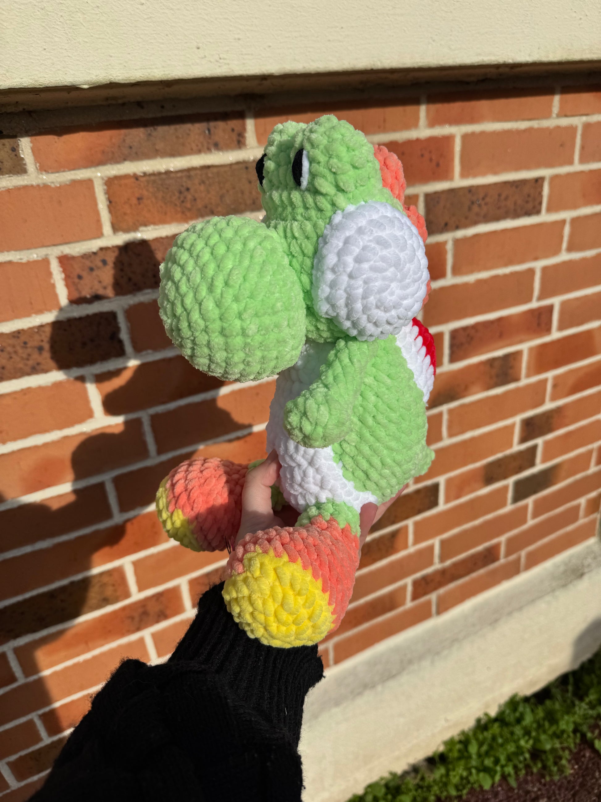 peluche yoshi Mario bros amigurumi crochet