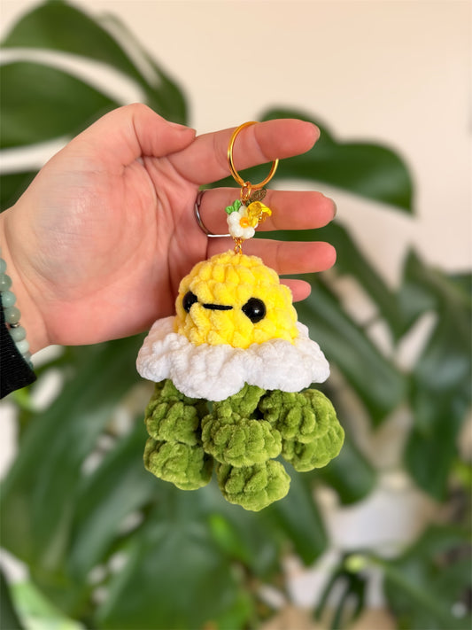 Porte-clés Méduse en crochet, méduse marguerite au crochet amigurumi kawaii - 100% fait main 🌼🪼

Ne perdez plus vos clés avec ce&nbsp;porte-clés méduse au crochet aussi mignon et doux qu’un nuage ! ☁️

Petit amigurumi 100% fait main, chaque pièce est crochetée avec soin, dans un fil doux et certifié Oeko-Tex. Ce petit compagnon marin et son déguisement fleuri ajoutera une touche d’originalité à votre trousseau de clés, votre sac ou sac à dos.