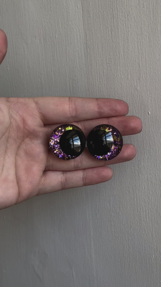 yeux sécurité paillettes pour amigurumi