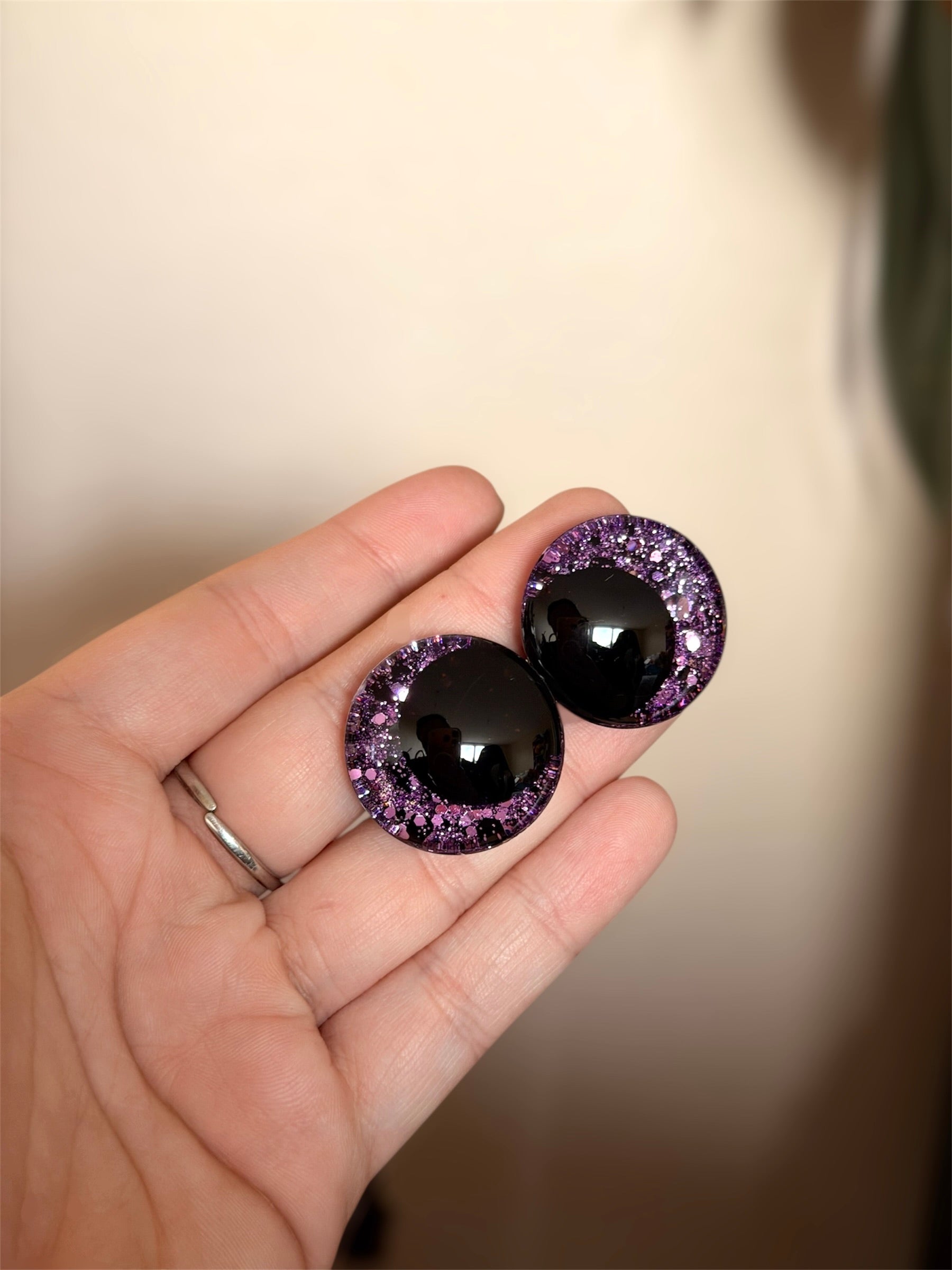 safety eyes glitter for amigurumi crochet plushies